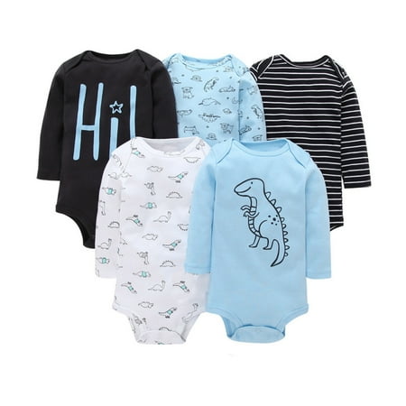 Qcmgmg 5PC Infant Cotton Spring Summer Full 0-12M One-Piece Cartoon Long Sleeve Romper
Qcmgmg 5PC Infant Cotton Spring Summer Full 0-12M One-Piece Cartoon Long Sleeve Romper