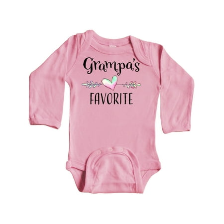 Inktastic Grampas Favorite- Heart Grandchild Gift Baby Boy or Baby Girl Long Sleeve Bodysuit
Inktastic Grampas Favorite- Heart Grandchild Gift Baby Boy or Baby Girl Long Sleeve Bodysuit