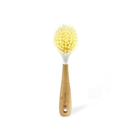 Full Circle Be Good Kitchen Dish Brush with Bamboo Handle Single Brush White
Full Circle Be Good Kitchen Dish Brush with Bamboo Handle Single Brush White