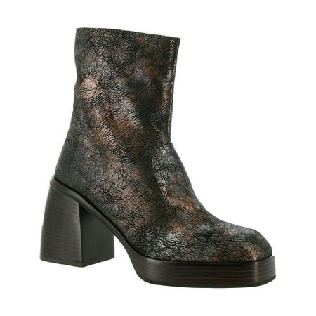 Free People Womens Ruby Platform Block heel Square toe Ankle Boots