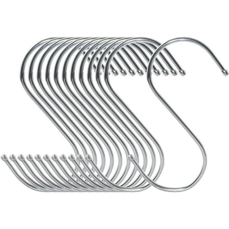 12pcs 4.7 Inches Extra Large S Shape Hooks Heavy-Duty Stainless Steel Hanging Hooks Pot Pan Hanger Clothes Storage Rack Tool Kitchen Tools
12pcs 4.7 Inches Extra Large S Shape Hooks Heavy-Duty Stainless Steel Hanging Hooks Pot Pan Hanger Clothes Storage Rack Tool Kitchen Tools