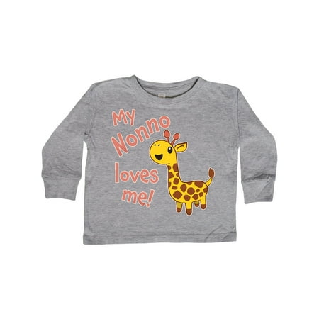 Inktastic My Nonno Loves me- cute giraffe Gift Toddler Boy or Toddler Girl Long Sleeve T-Shirt
Inktastic My Nonno Loves me- cute giraffe Gift Toddler Boy or Toddler Girl Long Sleeve T-Shirt
