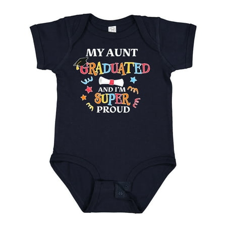 Inktastic My Aunt Graduated and I m Super Proud Gift Baby Boy or Baby Girl Bodysuit
Inktastic My Aunt Graduated and I m Super Proud Gift Baby Boy or Baby Girl Bodysuit