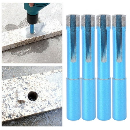 ANGGREK 4PCs Hole Drill Bit Hardware Accessory Blue 10mm for Granite / Concrete / Marble Hole Opener Drill Cutter
ANGGREK 4PCs Hole Drill Bit Hardware Accessory Blue 10mm for Granite / Concrete / Marble Hole Opener Drill Cutter