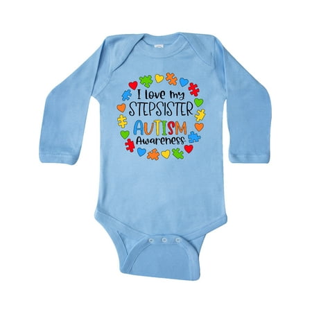 Inktastic I Love my Stepsister Autism Awareness Gift Baby Boy or Baby Girl Long Sleeve Bodysuit
Inktastic I Love my Stepsister Autism Awareness Gift Baby Boy or Baby Girl Long Sleeve Bodysuit