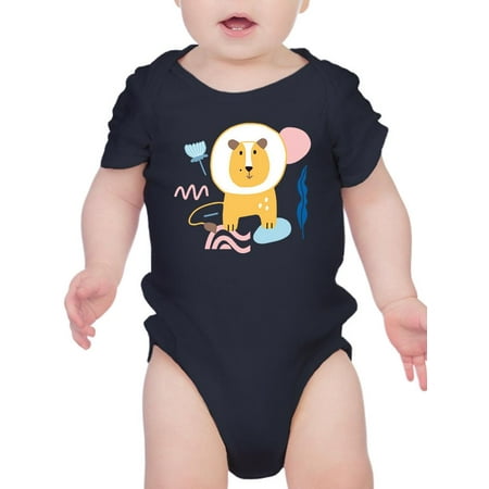 Funny Astronaut Lion Bodysuit Infant -Image by Shutterstock 12 Months