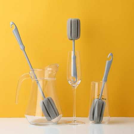 LA TALUS Cup Brush Soft Sponge Strong Decontamination Long Handle Baby Milk Bottle Brush Cup Cleaner for Kitchen Long
LA TALUS Cup Brush Soft Sponge Strong Decontamination Long Handle Baby Milk Bottle Brush Cup Cleaner for Kitchen Long