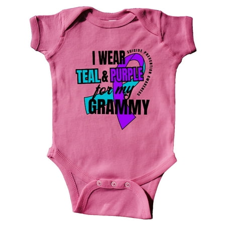 Inktastic Suicide Prevention I Wear Teal and Purple for My Grammy Gift Baby Boy or Baby Girl Bodysuit
Inktastic Suicide Prevention I Wear Teal and Purple for My Grammy Gift Baby Boy or Baby Girl Bodysuit