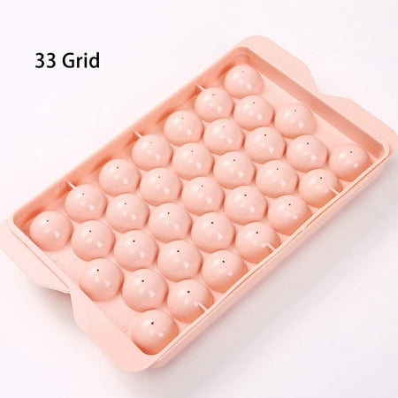 Goodhd 33 Grids DIY Moulds Round Ice Cube Tray With Lid Plastic Silicone Ice Cube Mold
Goodhd 33 Grids DIY Moulds Round Ice Cube Tray With Lid Plastic Silicone Ice Cube Mold