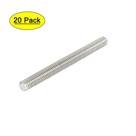 Unique Bargains M4 x 45mm 304 Stainless Steel Fully Threaded Rod Bar Studs Silver Tone 20 Pcs
Unique Bargains M4 x 45mm 304 Stainless Steel Fully Threaded Rod Bar Studs Silver Tone 20 Pcs