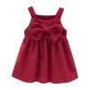 

Dress Collar Girls Children Kids Toddler Baby Girls Sleeveless Bowknot Corduroy Princess Dress Suspender Skirt Outfits Clothes Just Couture Little Girls Dress