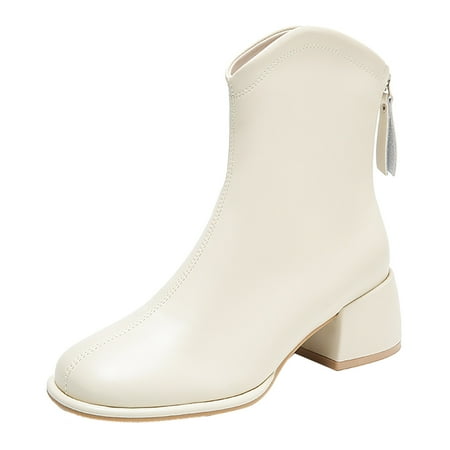 PMUYBHF Fashion Women Artificial Leather Solid Color Autumn Thick Sole Square Heels Zipper Short Booties Round Toe Shoes 39.98
PMUYBHF Fashion Women Artificial Leather Solid Color Autumn Thick Sole Square Heels Zipper Short Booties Round Toe Shoes 39.98