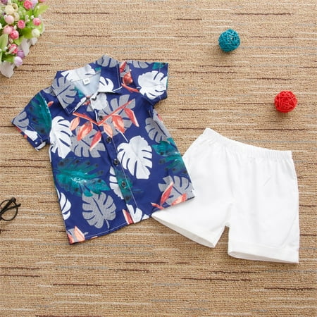 Toddler Boys Outfit Sets Short Sleeve Print Shirt Tops Solid Shorts Pants Outfit Two-Piece
Toddler Boys Outfit Sets Short Sleeve Print Shirt Tops Solid Shorts Pants Outfit Two-Piece