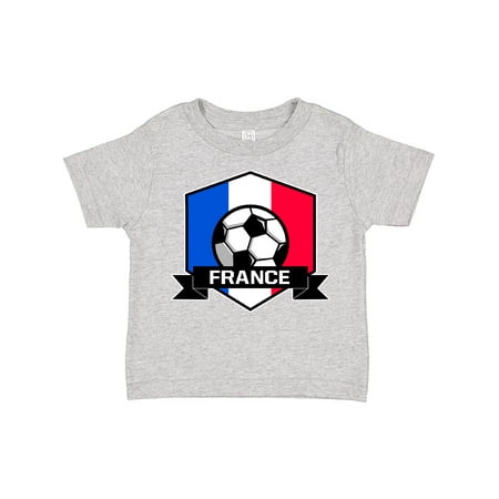 Inktastic Soccer France Flag Banner Gift Toddler Boy or Toddler Girl T-Shirt