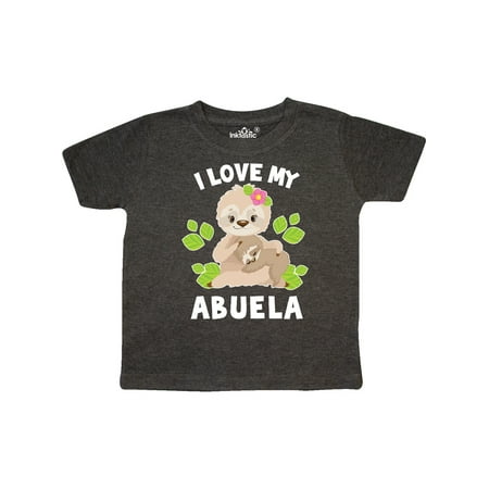 Inktastic Cute Sloth I Love My Abuela with Green Leaves Gift Toddler Boy or Toddler Girl T-Shirt
Inktastic Cute Sloth I Love My Abuela with Green Leaves Gift Toddler Boy or Toddler Girl T-Shirt