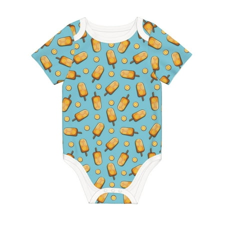 Coaee Lemon Ice Cream for Soft Cotton Baby Short-Sleeve Bodysuit Baby Girls Boys Bodysuit Romper
Coaee Lemon Ice Cream for Soft Cotton Baby Short-Sleeve Bodysuit Baby Girls Boys Bodysuit Romper