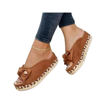 Shakub Womens Bowknot Slip On Espadrilles Summer Open Toe Slipper Casual Flatform Chunky Shoes
Shakub Womens Bowknot Slip On Espadrilles Summer Open Toe Slipper Casual Flatform Chunky Shoes