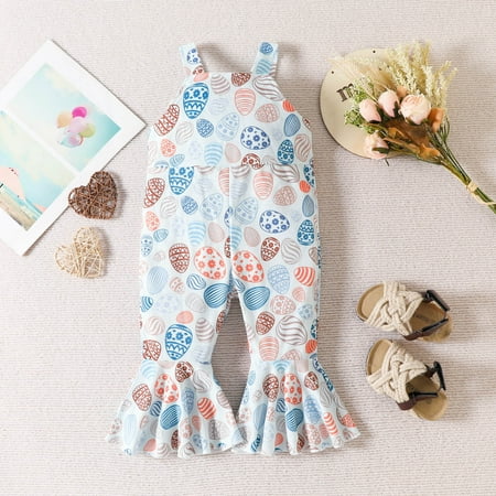 jbyrvq Girls Sleeveless Cartoon Prints Romper Bell Bottoms Jumpsuit Clothes Easter Day
jbyrvq Girls Sleeveless Cartoon Prints Romper Bell Bottoms Jumpsuit Clothes Easter Day