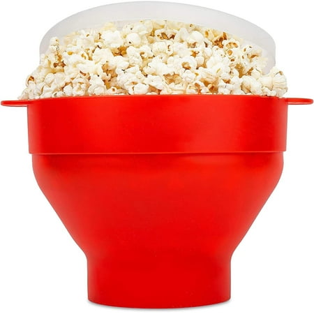 The Original Microwave Popcorn Popper Silicone Popcorn Maker Collapsible Bowl BPA-Free and Dishwasher Safe- 20 Colors Available (Red)
The Original Microwave Popcorn Popper Silicone Popcorn Maker Collapsible Bowl BPA-Free and Dishwasher Safe- 20 Colors Available (Red)