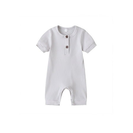 Toddler Infant Baby Boys Girls Short Sleeve Buttons Romper Jumpsuit Bodysuit Summer Pajamas
Toddler Infant Baby Boys Girls Short Sleeve Buttons Romper Jumpsuit Bodysuit Summer Pajamas