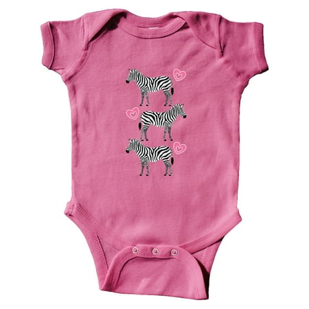 Inktastic Zebra Cute Safari Animal Gift Baby Girl Bodysuit