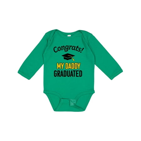 Inktastic Congrats! My Daddy Graduated with Cap Gift Baby Boy or Baby Girl Long Sleeve Bodysuit
Inktastic Congrats! My Daddy Graduated with Cap Gift Baby Boy or Baby Girl Long Sleeve Bodysuit