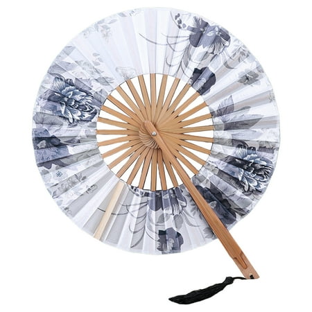 VEAREAR Ancient Classic Hand Fan with Tassel Dress Up Costume Bamboo Flower Print Round Fan Performance Supplies
VEAREAR Ancient Classic Hand Fan with Tassel Dress Up Costume Bamboo Flower Print Round Fan Performance Supplies