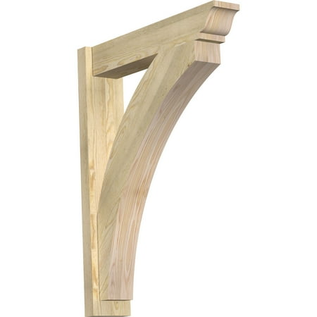 6 W x 28 D x 36 H Thorton Rough Sawn Traditional Outlooker Douglas Fir