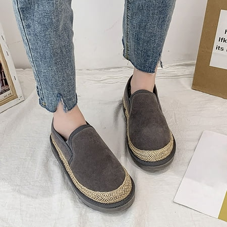 TALKVE Leisure Women Keep Warm Plush Winter Snow Boots Flat Slip On Short Boots Round Toe Shoes
TALKVE Leisure Women Keep Warm Plush Winter Snow Boots Flat Slip On Short Boots Round Toe Shoes