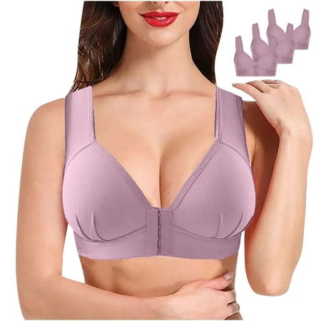Xihbxyly Clearance!3PCS Women Plus Size Seamless Bra Cotton Breathable Underwear Wireless with Pads Push up Bra Plus Size Summer Savings Clearance Gray M
Xihbxyly Clearance!3PCS Women Plus Size Seamless Bra Cotton Breathable Underwear Wireless with Pads Push up Bra Plus Size Summer Savings Clearance Gray M