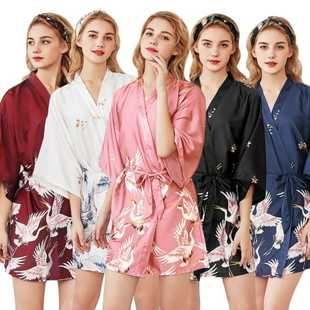 Hesxuno Pajamas for Women Silk Women Simulation Silk Ladies Pajamas Lingerie Robe Bathrobe Bride Dressing Gown
Hesxuno Pajamas for Women Silk Women Simulation Silk Ladies Pajamas Lingerie Robe Bathrobe Bride Dressing Gown