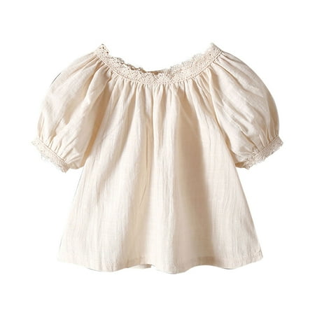 Toddler Summer Solid Color Breathable Puffy Sleeve Doll Shirt Children Summer Short Sleeve Shirt Top Baby Princess Top Child Clothing Streetwear Kids Dailywear Outwear
Toddler Summer Solid Color Breathable Puffy Sleeve Doll Shirt Children Summer Short Sleeve Shirt Top Baby Princess Top Child Clothing Streetwear Kids Dailywear Outwear