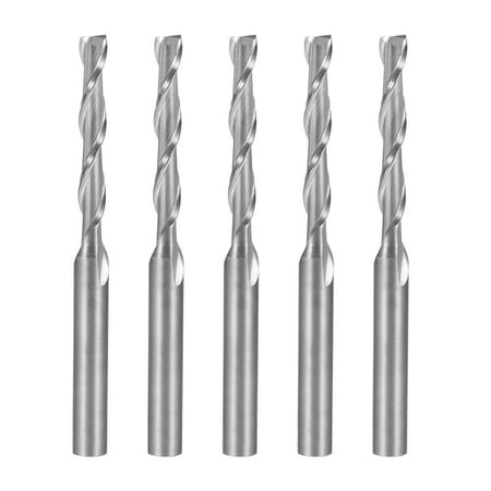 1/8 Shank 2.5mm x 17mm Carbide End Mill Cutter CNC Router Bit 5 Pack