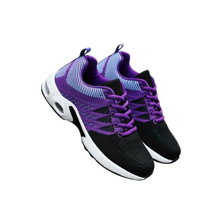 Fangasis Womens Athletic Shoes Sport Running Shoes Mesh Sneakers Ladies Sneaker Outdoor Lightweight Breathable Lace up Mesh Shoe Black Purple 7.5
Fangasis Womens Athletic Shoes Sport Running Shoes Mesh Sneakers Ladies Sneaker Outdoor Lightweight Breathable Lace up Mesh Shoe Black Purple 7.5