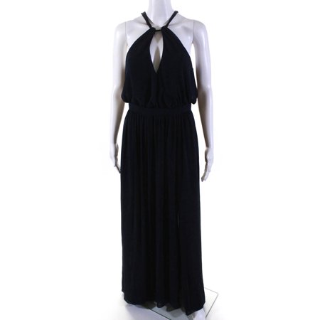 Pre-owned|WATTERS Womens Navy Fleurette Gown Size 8 11316376
