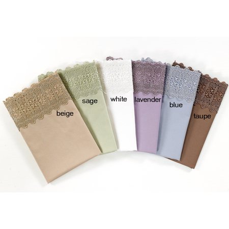 500 Thread Count Cotton Lace Sateen Sheet Set