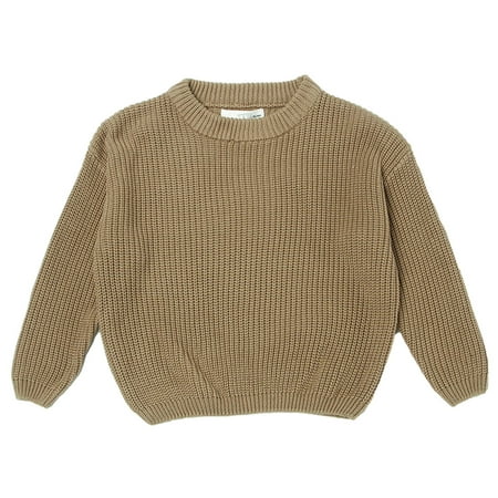 Toddler Baby Boys and Girls Autumn and Winter Pullover Sweaters Classic Versatile Solid Knitted Sweaters Casual Loose Round Neck Pullover Knitwear
Toddler Baby Boys and Girls Autumn and Winter Pullover Sweaters Classic Versatile Solid Knitted Sweaters Casual Loose Round Neck Pullover Knitwear