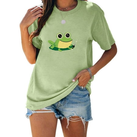 Aayomet Womens Tops Women s Basic Short Sleeve T Shirts Crewneck Slim Fit Spandex Tops Plain Layer Underscrub Tees Green M
Aayomet Womens Tops Women s Basic Short Sleeve T Shirts Crewneck Slim Fit Spandex Tops Plain Layer Underscrub Tees Green M