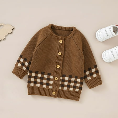 Hunpta Baby Girl Boy Knit Cardigan Sweater Warm Pullover Tops Toddler Infant Plaid Outerwear Jacket Coat Outfit Clothes
Hunpta Baby Girl Boy Knit Cardigan Sweater Warm Pullover Tops Toddler Infant Plaid Outerwear Jacket Coat Outfit Clothes