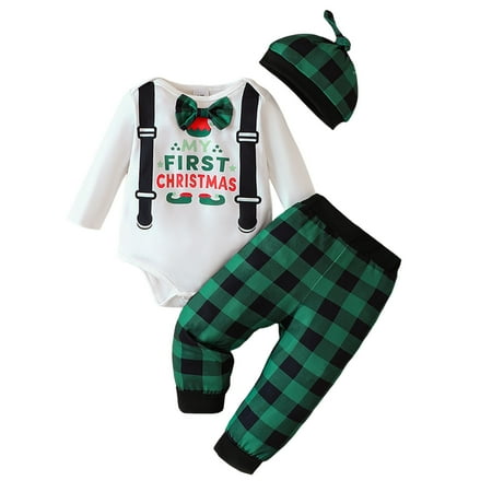 Bjutir Cute Outfits Set For Boys Girls Toddler Winter Long Sleeve Letter Prints Romper Bodysuit Pants Hat 3Pcs Outfits Clothes Set
Bjutir Cute Outfits Set For Boys Girls Toddler Winter Long Sleeve Letter Prints Romper Bodysuit Pants Hat 3Pcs Outfits Clothes Set