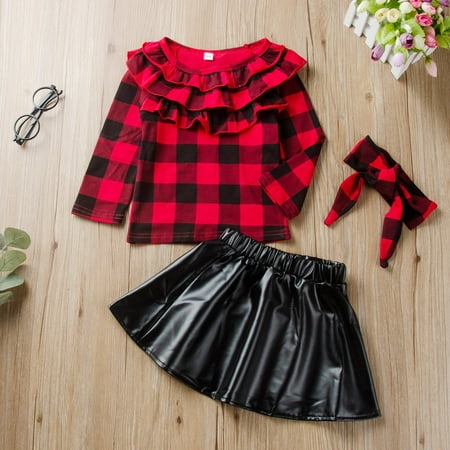 Yuanyu Baby Girls Long Sleeve Plaid Shirt Mini Skirt Headband Fall Outfits for 1-6T Kids
Yuanyu Baby Girls Long Sleeve Plaid Shirt Mini Skirt Headband Fall Outfits for 1-6T Kids