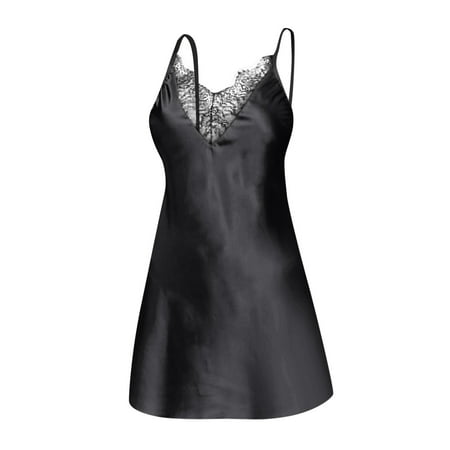 BIZIZA Chemise for Women Solid Color Clubwear Sleepwear Nightdress V Neck One Piece Satin Sexy Lingerie Black XXL
BIZIZA Chemise for Women Solid Color Clubwear Sleepwear Nightdress V Neck One Piece Satin Sexy Lingerie Black XXL