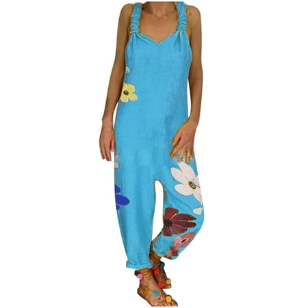 Womens Printing Cotton Hemp Long Trousers Pocket Overalls Casual Jumpsuits Rompe Lace Jumpsuit Long Sleeve Rompers for Women Long Pant
Womens Printing Cotton Hemp Long Trousers Pocket Overalls Casual Jumpsuits Rompe Lace Jumpsuit Long Sleeve Rompers for Women Long Pant