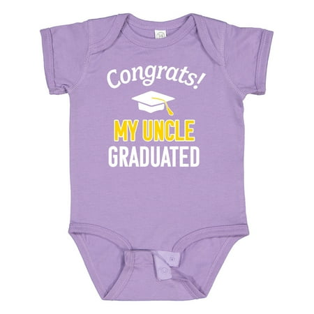 Inktastic Congrats! My Uncle Graduated with Cap Gift Baby Boy or Baby Girl Bodysuit
Inktastic Congrats! My Uncle Graduated with Cap Gift Baby Boy or Baby Girl Bodysuit