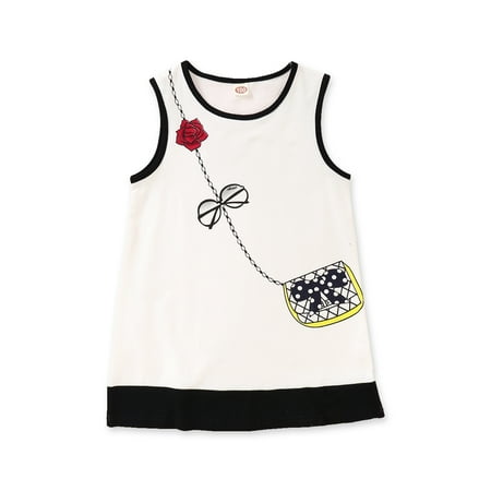 KIMI BEAR Toddler Girls Outfits 3T Toddler Girls Summer Outfits 4T Toddler Girls Casual Handbag Print Sleeveless Top White
KIMI BEAR Toddler Girls Outfits 3T Toddler Girls Summer Outfits 4T Toddler Girls Casual Handbag Print Sleeveless Top White