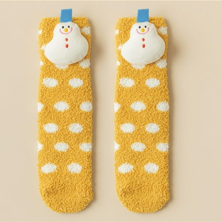 5 pairs Womens Christmas Winter Socks Autumn And Winter Mid Tube Socks Doll Fleece Thickened Warm Stockings womens socks Color random
5 pairs Womens Christmas Winter Socks Autumn And Winter Mid Tube Socks Doll Fleece Thickened Warm Stockings womens socks Color random