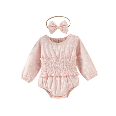 Ma&Baby Newborn Baby Girls Cute Romper Long Sleeve Floral Print Casual Jumpsuit Bodysuit + Headband
Ma&Baby Newborn Baby Girls Cute Romper Long Sleeve Floral Print Casual Jumpsuit Bodysuit + Headband