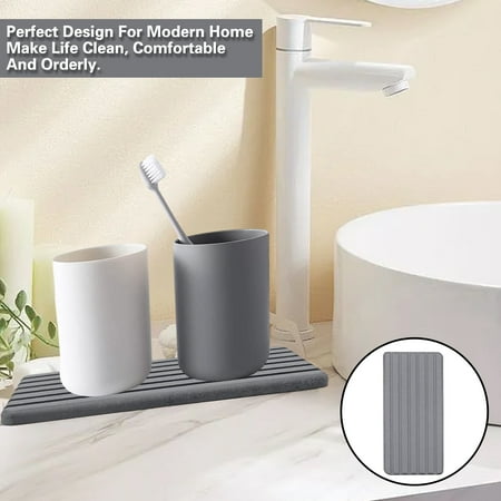 Riguas 2Pcs Absorbent Pad Moisture Proof Non-Slip Keep Dry Diatom Mud Toothbrush Cup Holder Soap Drain Tray Kitchen Supplies
Riguas 2Pcs Absorbent Pad Moisture Proof Non-Slip Keep Dry Diatom Mud Toothbrush Cup Holder Soap Drain Tray Kitchen Supplies