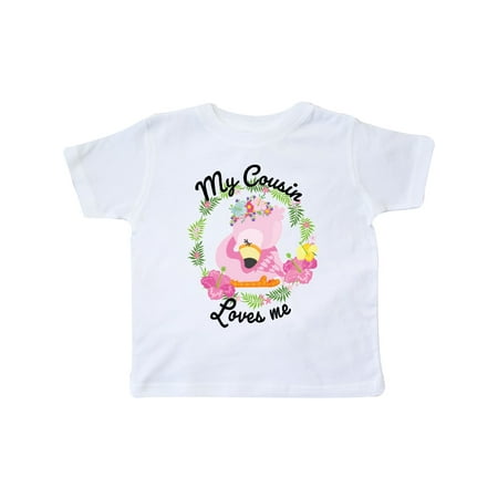 Inktastic Baby Flamingo My Cousin Loves Me with Flower Wreath Gift Toddler Boy or Toddler Girl T-Shirt
Inktastic Baby Flamingo My Cousin Loves Me with Flower Wreath Gift Toddler Boy or Toddler Girl T-Shirt
