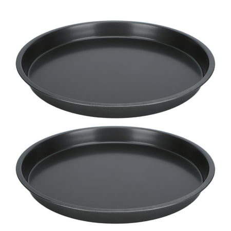 Pizza Tray Thickened Pizza Pan 2Pcs For Restaurant For Bakery 10in